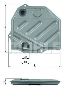 Filtru hidraulic, cutie de viteze automata MERCEDES C-CLASS Combi (S202) (1996 - 2001) KNECHT HX 46 piesa NOUA