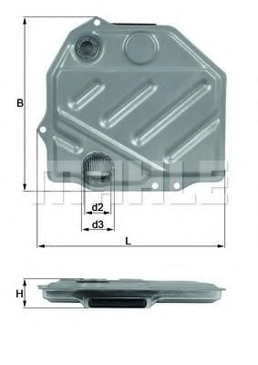 Filtru hidraulic, cutie de viteze automata MERCEDES-BENZ COUPE (C124), MERCEDES-BENZ limuzina (W124), MERCEDES-BENZ KOMBI Break (S124) - MAHLE ORIGINA