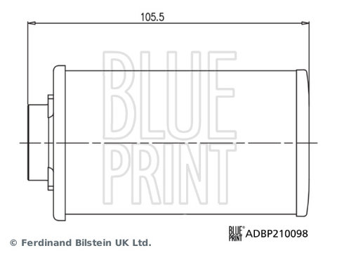 Filtru hidraulic cutie de viteze automata ADBP210098 BLUE PRINT pentru Bmw Seria 5