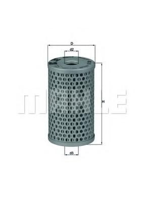 Filtru hidraulic, sistem directie INTERNATIONAL HARV. C-Series, DAF F 2000, MAN SL II - MAHLE ORIGINAL HX 15