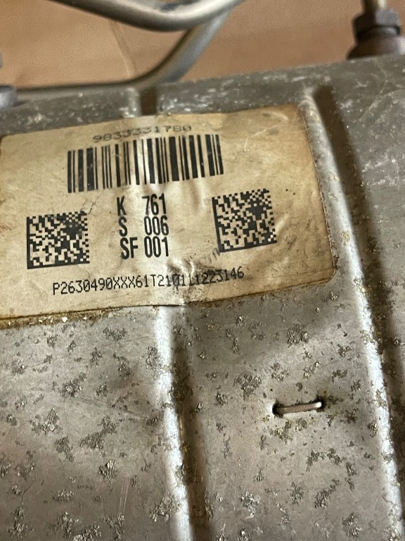 Filtru particule Catalizator Peugeot Cit