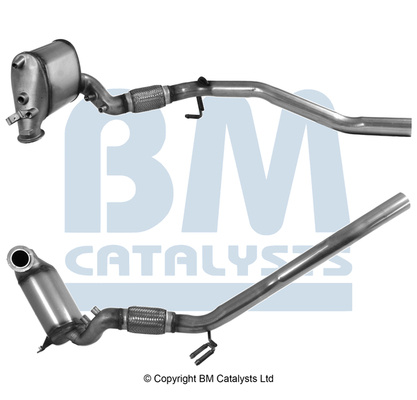 Filtru particule esapament/ DPF ~ Skoda Octavia 2.0 combi [1z5] tdi motorina 140cp/103kw BMM 2005 2006 2007 2008 2009 2010 ~ BM11118 ~ BM CATALYSTS