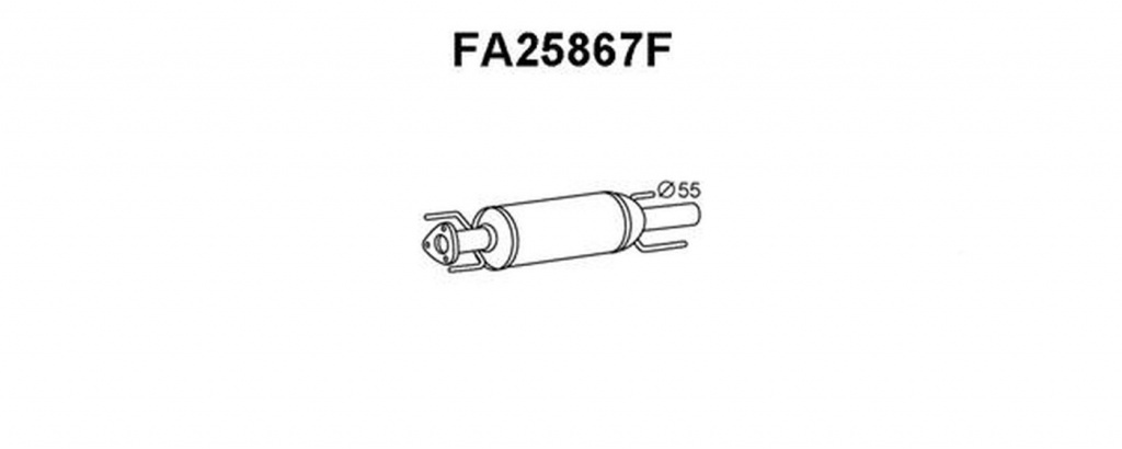 Filtru particule funingine SAAB 9-3 Cabriolet YS3F BOSAL 095-205 PieseDeTop