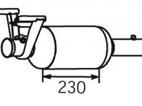 Filtru particule MERCEDES-BENZ SPRINTER 3 5-t caroserie 906 DINEX 56348