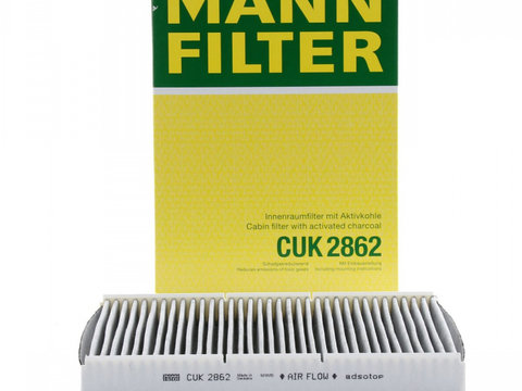 Filtru Polen Carbon Activ Mann Filter Audi A3 8L1 1996-2003 CUK2862