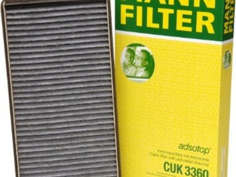 Filtru polen cu carbon activ mann pt porsche 911,boxter,cayman