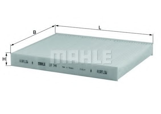 Filtru polen FIAT PUNTO Van (188AX) (2000 - 2009) KNECHT LA 144