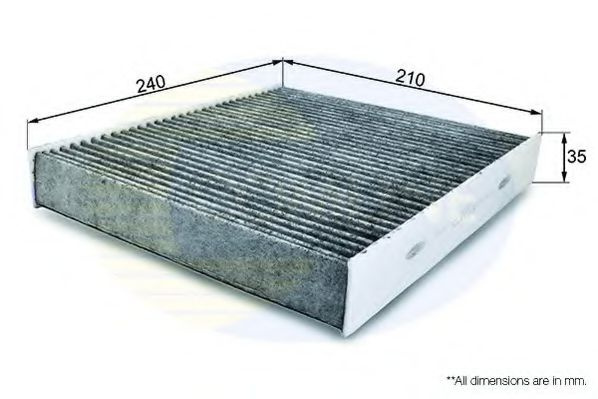 Filtru polen FORD FOCUS II (DA_) (2004 - 2012) COMLINE EKF161A