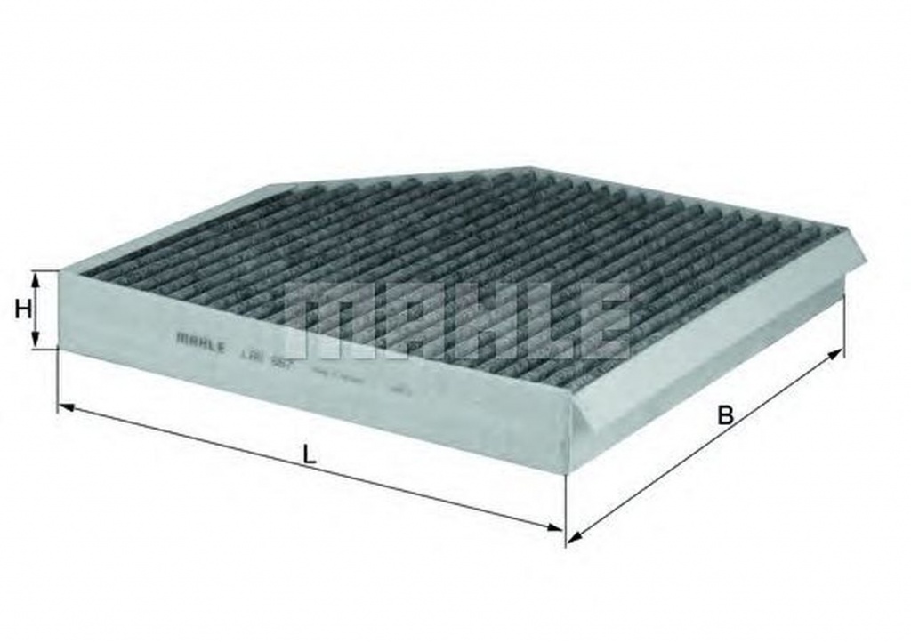 Filtru polen habitaclu AUDI Q7 4M MAHLE ORIGINAL LAK667