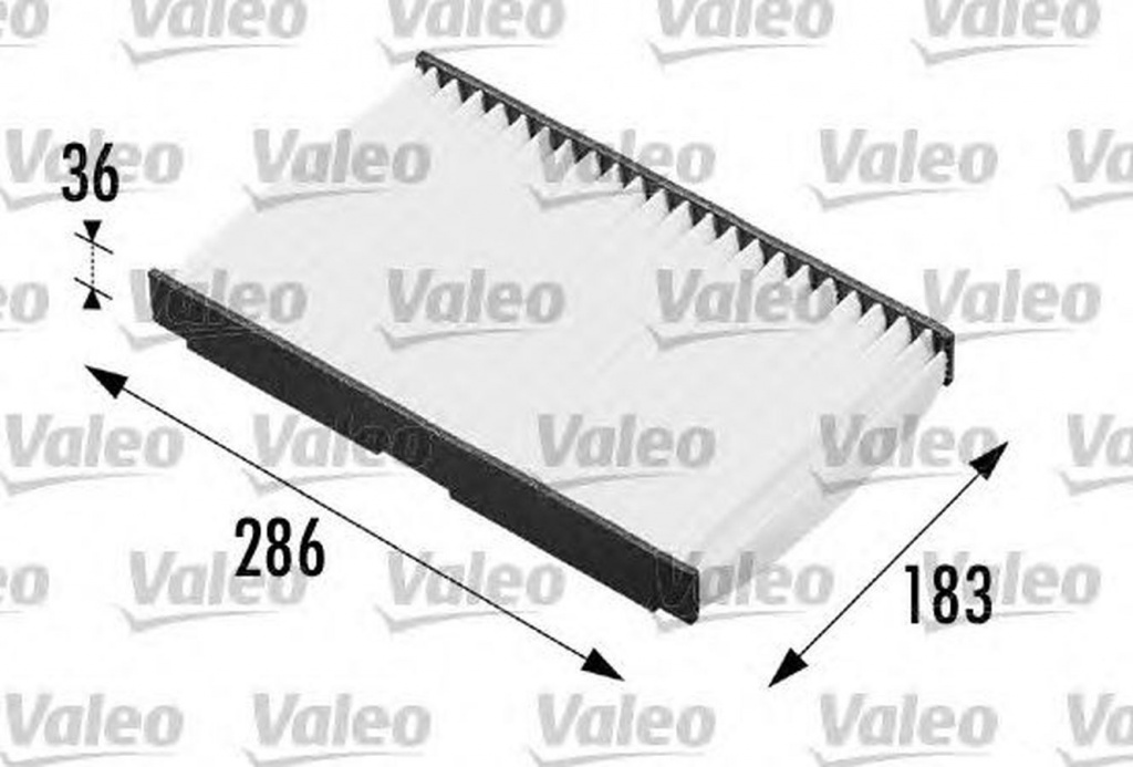 Filtru polen habitaclu CITROEN C4 II B7 VALEO 698664