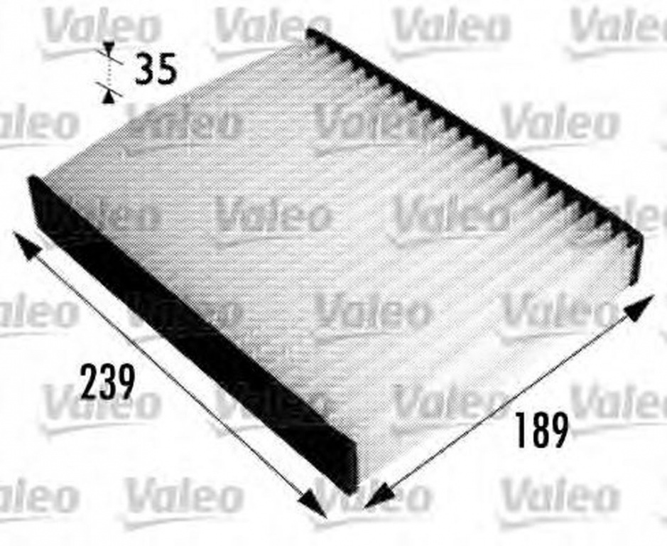 Filtru polen habitaclu FORD FUSION JU VALEO 698694 PieseDeTop