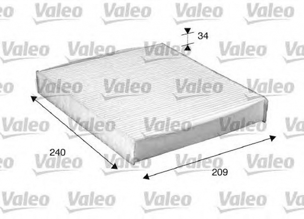 Filtru polen habitaclu FORD S-MAX WA6 VALEO 698882