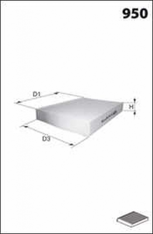 Filtru polen habitaclu HONDA CIVIC V Hatchback EG LUCAS FILTERS LFCP227