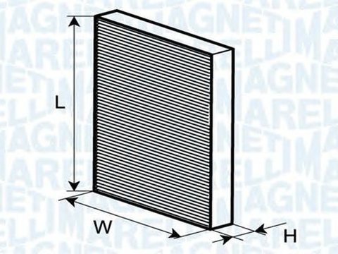 Filtru polen habitaclu LANCIA DEDRA SW 835 MAGNETI MARELLI 350203061210