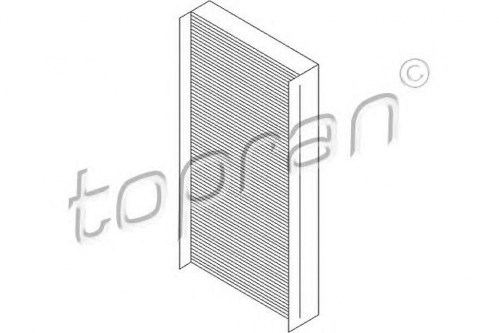 Filtru polen habitaclu MERCEDES-BENZ A-CLASS W169 TOPRAN 401027 PieseDeTop