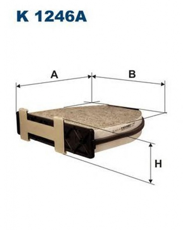 Filtru polen habitaclu MERCEDES-BENZ E-CLASS cupe C207 FILTRON K1246A
