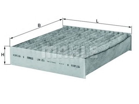 Filtru polen habitaclu MITSUBISHI COLT VI Z3 A Z2 A KNECHT LAK251