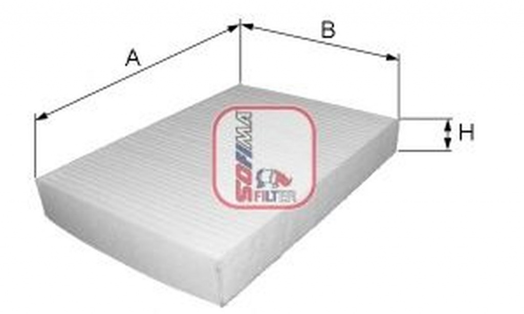 Filtru polen habitaclu MITSUBISHI LANCER SPORTBACK CX A SOFIMA S3218C