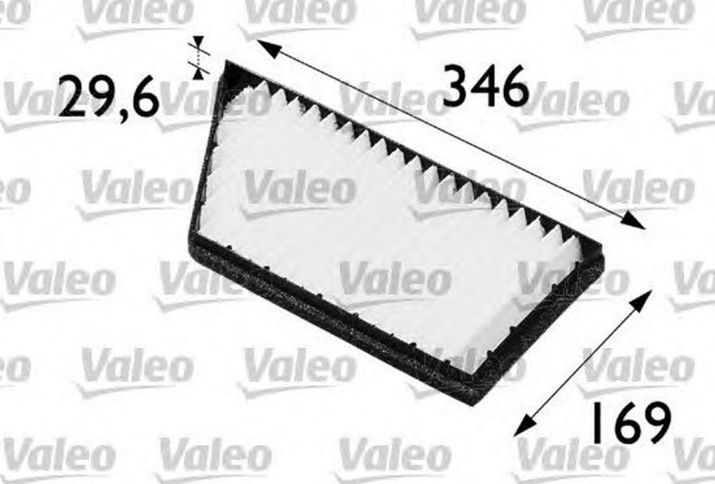 Filtru polen habitaclu PEUGEOT 206+ T3E VALEO 698488