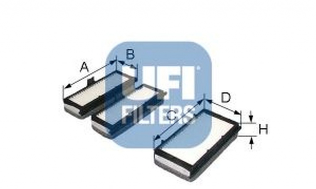 Filtru polen habitaclu PEUGEOT EXPERT caroserie 222 UFI 53.070.00