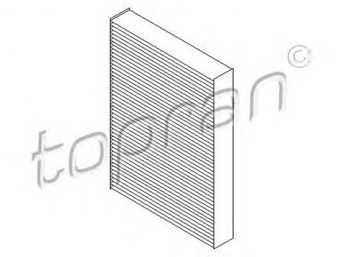 Filtru polen habitaclu RENAULT MEGANE I BA0 1 TOPRAN 700260 PieseDeTop