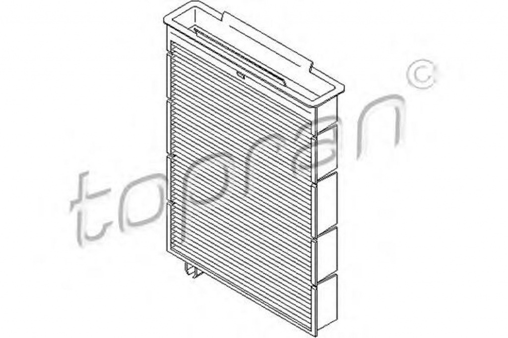 Filtru polen habitaclu RENAULT MEGANE II BM0 1 CM0 1 TOPRAN 700263