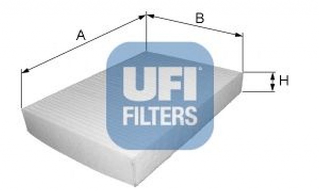 Filtru polen habitaclu SKODA RAPID NH3 UFI 53.190.00