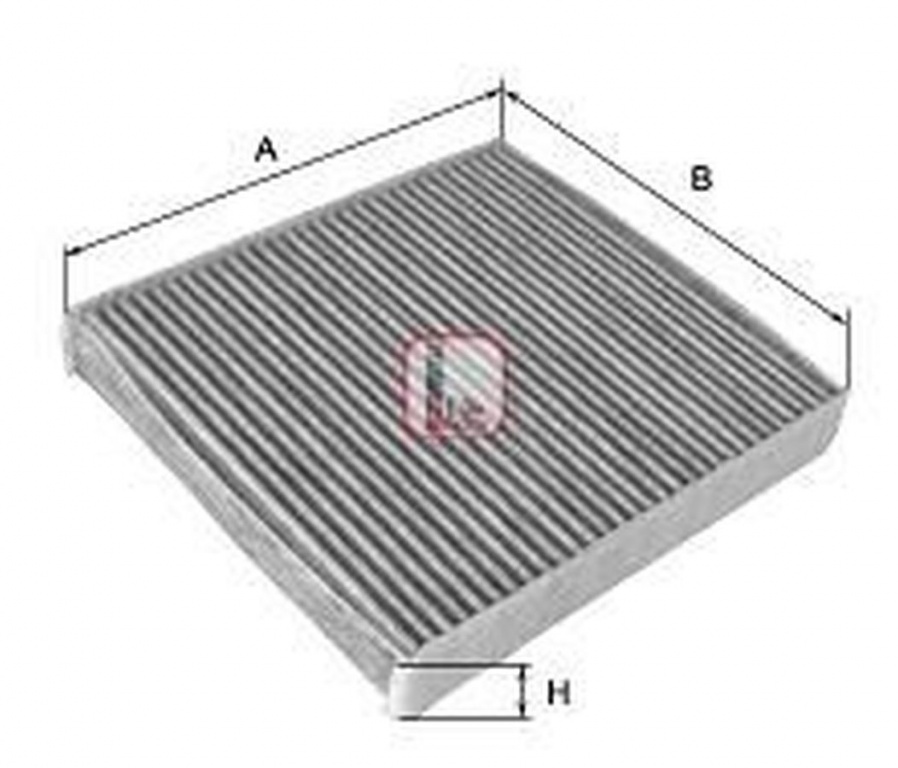 Filtru polen habitaclu VW POLO 6R 6C SOFIMA S4114C