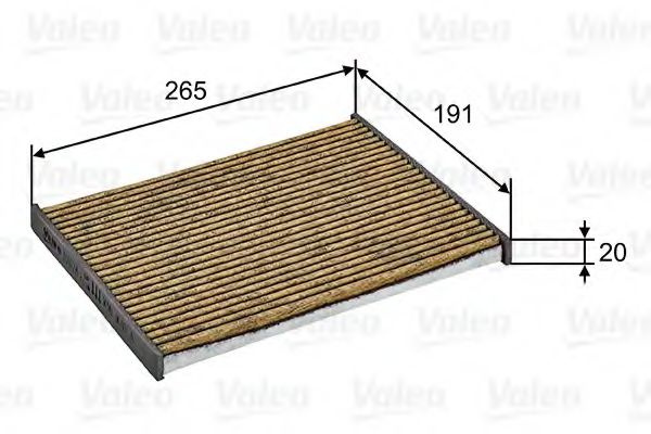 Filtru polen NISSAN QASHQAI / QASHQAI +2 (J10, JJ10) (2007 - 2016) VALEO 701028