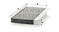 Filtru polen # Opel Corsa 2000 2001 2002 2003 # CUK 3337 # MANN FILTER