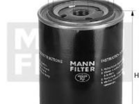 Filtru, sistem hidraulic primar - MANN-FILTER W 920/40