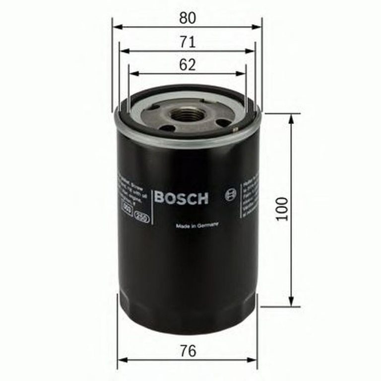 Filtru ulei ALFA ROMEO 155 167 BOSCH 0451103352