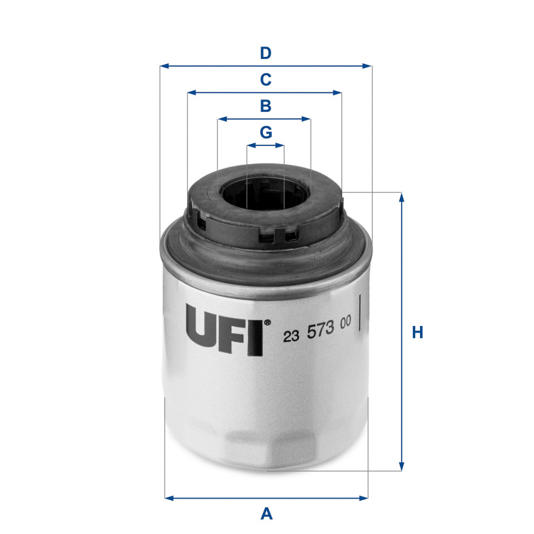 Filtru ulei # Audi A1 2012 2013 2014 2015 # 23 573 00 # UFI