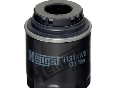 Filtru ulei AUDI A3 (8P1), VW CADDY III caroserie (2KA, 2KH, 2CA, 2CH), VW CADDY III combi (2KB, 2KJ, 2CB, 2CJ) - HENGST FILTER H314W01