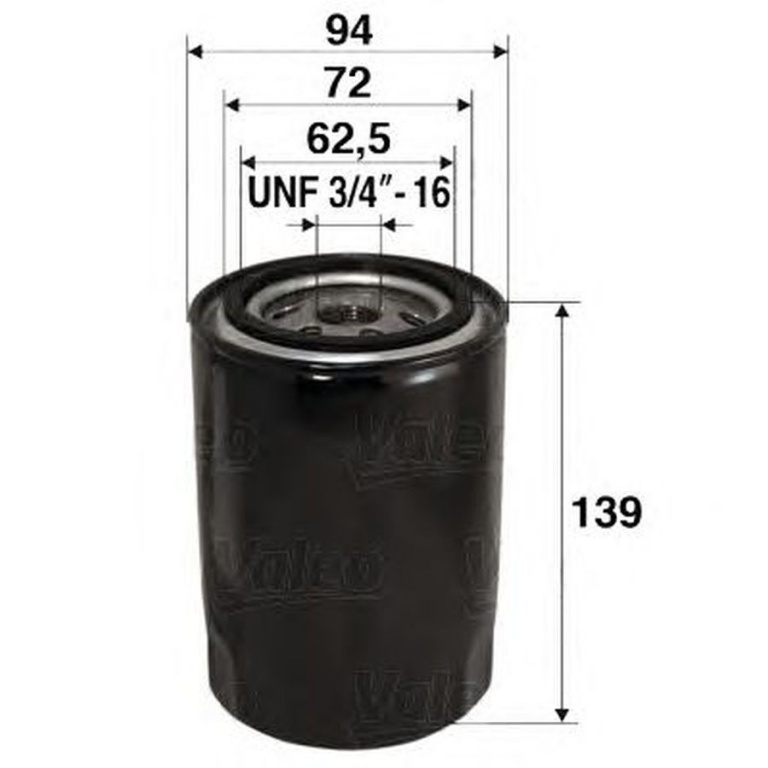 Filtru ulei AUDI A6 4A C4 VALEO 586015