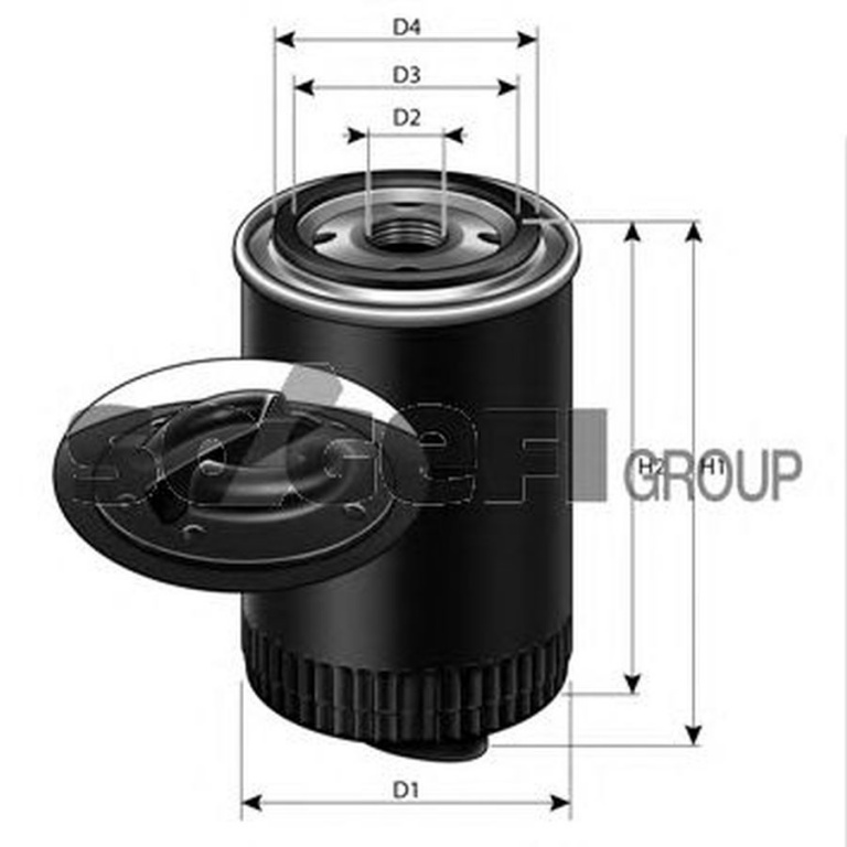 Filtru ulei AUDI A6 Avant 4B5 C5 PURFLUX LS553D