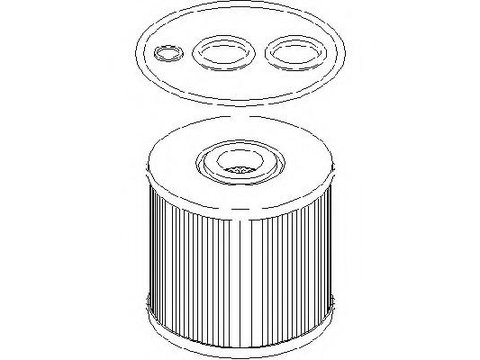 Filtru ulei AUDI A8 limuzina (4D2, 4D8) - TOPRAN 113 229