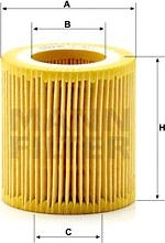 Filtru ulei BMW 2 F22 F87 3 F30 F80 4 F32 F82 4 F33 F83 3.0 03.14- BMW 3 - VI (F30, F80), Sedan, 03.2011 - 10.2018 Mann-Filter HU 8011 z
