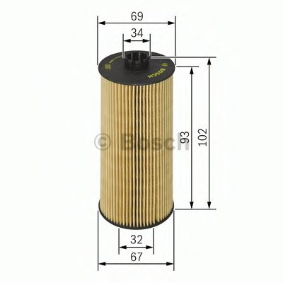 Filtru ulei BMW Seria 5 Touring (E61) (2004 - 2010) BOSCH F 026 407 010 piesa NOUA