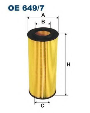 Filtru ulei BMW Seria 5 Touring (E61) (2004 - 2010) FILTRON OE649/7