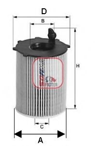 Filtru ulei BMW X5 (F15, F85) (2013 - 2016) SOFIMA S 5142 PE piesa NOUA