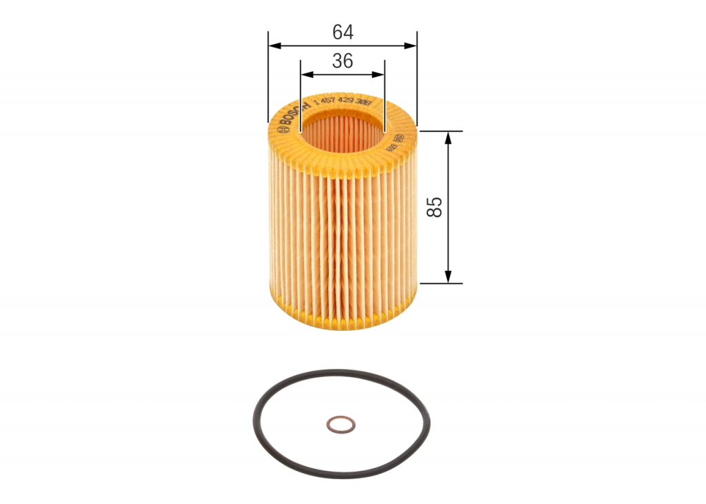 Filtru ulei BOSCH 1457429308 la HYUNDAI 