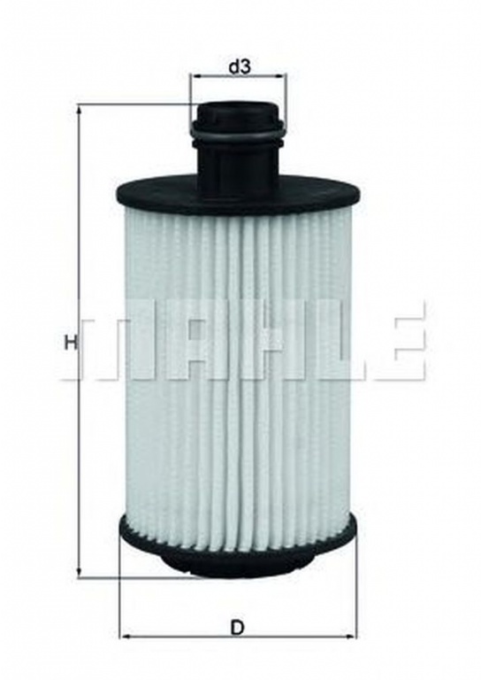 Filtru ulei CHEVROLET CAPTIVA C100 C140 MAHLE ORIGINAL OX1012D