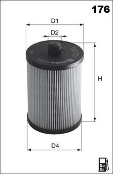 Filtru ulei DACIA LODGY MECA FILTER ELH4443