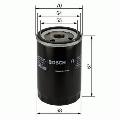 Filtru ulei DAEWOO TICO KLY3 BOSCH 0986452058