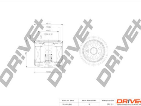 Filtru ulei Dr!ve+ DP1110.11.0047