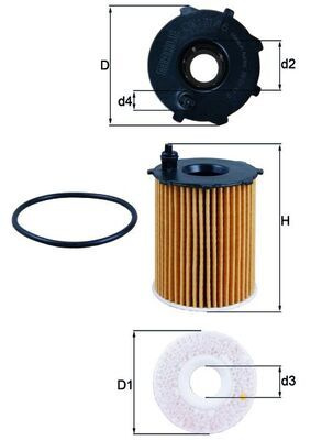 Filtru ulei # Fiat Panda 2012 2013 2014 2015 2016 2017 2018 2019 2020 2021 2022 2023 2024 2025 # OX 171 16D # KNECHT