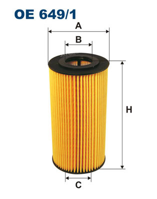 Filtru ulei FILTRON OE649/1 pentru BMW 5 Touring (E39) 1997 1998 1999 2000 2001 2002 2003 2004
