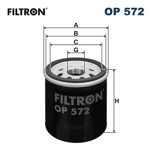 Filtru ulei Filtron OP 572