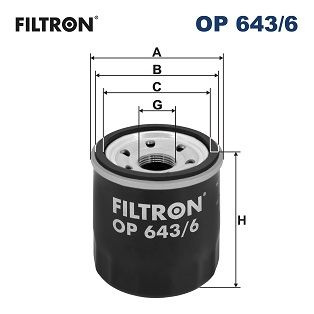 Filtru ulei FILTRON OP 643/6